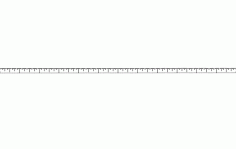 12 Inch Ruler dxf File DXF Vectors File