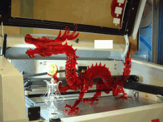 3D Puzzle Dragon Laser Cut DXF File
