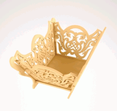 4mm Basket Design Laser Cut DXF File