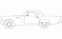57t-Bird Free DXF Vectors File