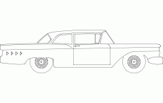 59 Ford Free DXF Vectors File