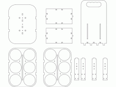 6 Packer Free CDR File For CNC CDR File
