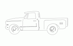 69 Chev Truck DXF File