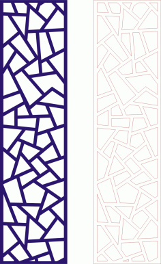 Abstarct Jali Design Seamless Panel CDR File
