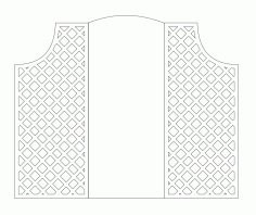 Abstract Gateway Door Panel Design CDR File
