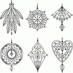 Accessories Vector Set CDR File