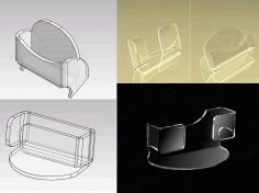 Acrylic Business Card Holders CNC Laser Cutting CDR File