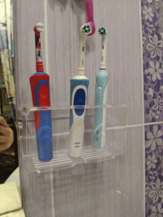 Acrylic Tooth Brush Holder CDR Vectors File