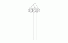 Adidas Logo Outline DXF File