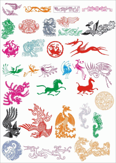 Ancient Pattern Vector Set free CDR Vectors File