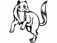 Animal Mascot 04 DXF File