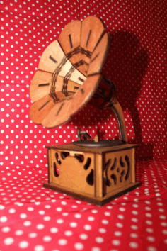 Antique Music Player Miniature DXF File