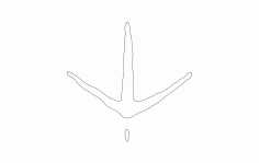Arrow Free Line Drawings DXF File