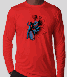 Astrofish Selfie T-Shirt Printing Design Vector File