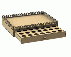 Bandeja Para Capsulas Template CDR File
