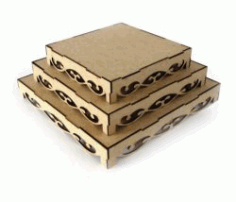 Bandejas for Laser Cut CNC Design CDR File