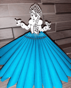 Barbie Napkin Holder CDR File
