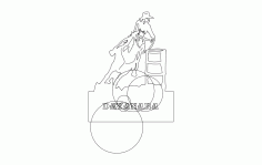 Barrel Racer A Free Dxf File For Cnc DXF Vectors File