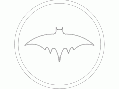 Batman Logo DXF Vectors File