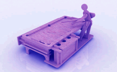 Billiards Shape Pen Holder Stand 3mm Laser Cut Free CDR File