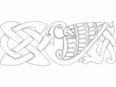 Bird Design Free Dxf File For Cnc DXF Vectors File