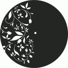 Bloom Digital Wall Clock CDR File