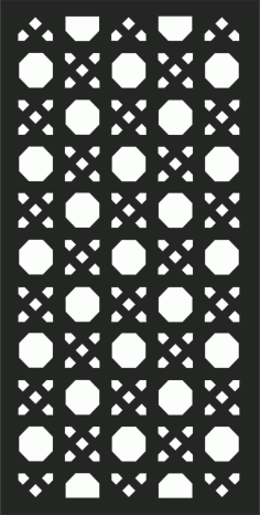 Bloomy Grill Screen Panel Laser Cutting DXF File