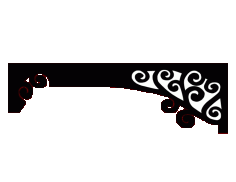 Blossomy Border Panel for CNC DXF File