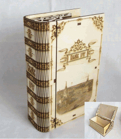 Bookcase Laser Cut CDR File
