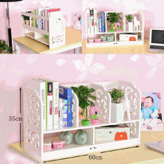 Bookshelf Rack Laser Cut CDR File