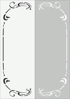 Borderline Sandblast Panel CDR File