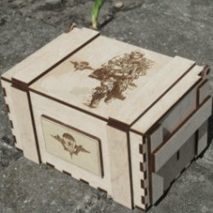 Box In The Military for Laser Cut CNC CDR File