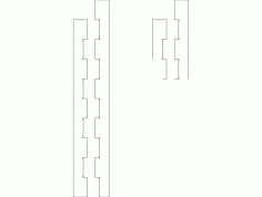 Box Joint Free DXF Vectors File
