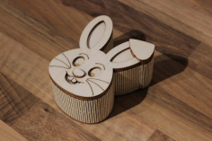 Box Rabbit Laser Cut DXF File
