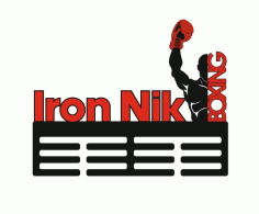 Boxing Medal Display Free CDR File