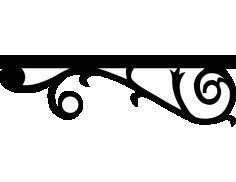 Bridge Border Panel Design DXF File