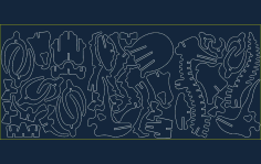 Bronto Laser Cut DXF File