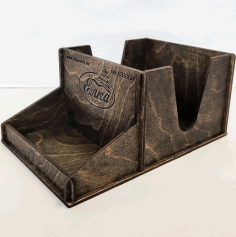 Brown Wood Organizer CDR File