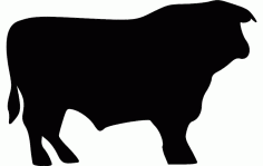Bull Free DXF Vectors File