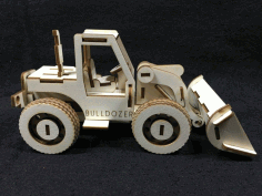 Bulldozer Laser Cut CDR File