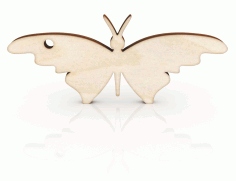 Butterfly Keychain Free CDR File