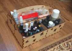 Butterfly Organizer Box Laser Cut Free CDR File
