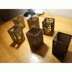 Candles Laser Cut CDR File