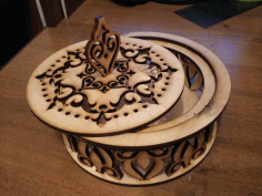 Candy Box with Lid Laser Cut CDR File