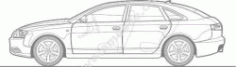 Car Sketch Line Art CDR Vectors File