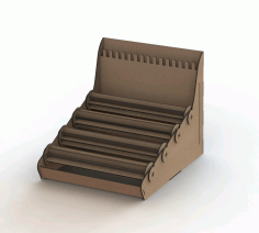 Carved Wooden Showcase CDR File