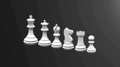 Chess Game Bishop DXF File