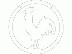 Chicken Free Dxf For Cnc DXF Vectors File