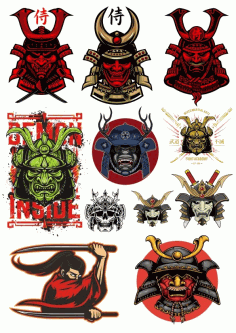 Chinese Tradition Poster Tattoo Design CDR Vectors File