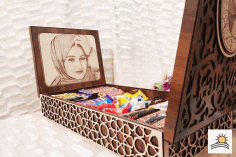 Chocolate Carved Wooden Box CDR File